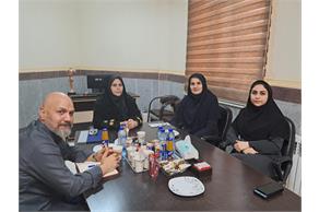 جلسه رییس  هیات آمادگی جسمانی و تندرستی  خوزستان با مسولان ورزش  فرماندهی انتظامی استان
