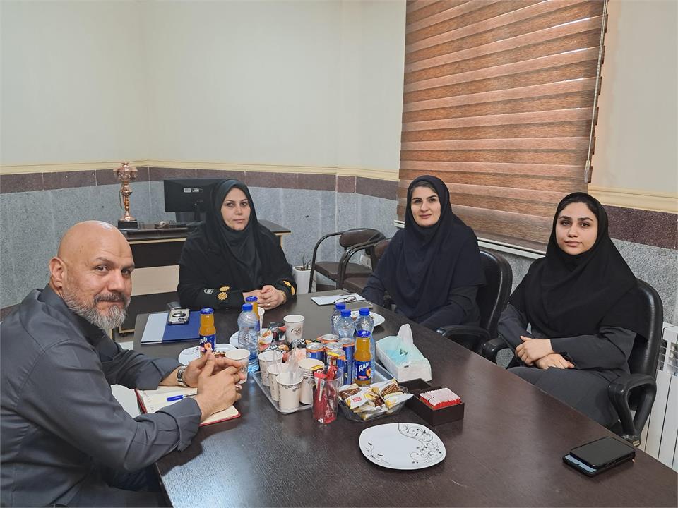 جلسه رییس  هیات آمادگی جسمانی و تندرستی  خوزستان با مسولان ورزش  فرماندهی انتظامی استان