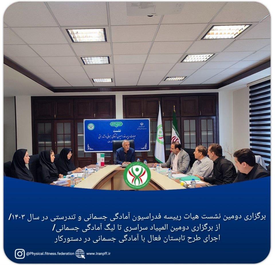 فدراسیون آمادگی جسمانی و تندرستی، هیات رییسه