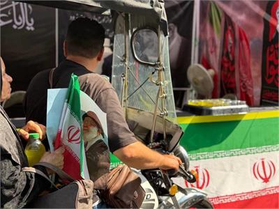 خدمت رسانی موکب فدراسیون آمادگی جسمانی و تندرستی در آیین تشییع رهبر شهید