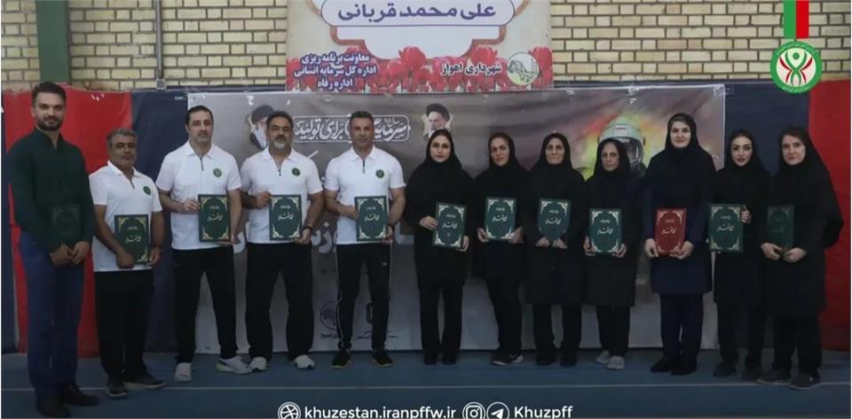 برگزاری آزمون استخدامی آتش نشانان اهوازی با همکاری هیات آمادگی جسمانی و تندرستی استان