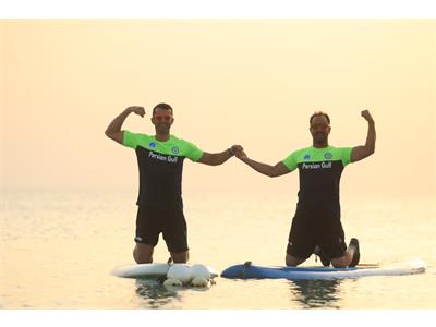 برگزاری اولین دوره مسابقات ستارگان پدل‌برد پیلاتس در خلیج نیلگون همیشه فارس (جزیره کیش) 28