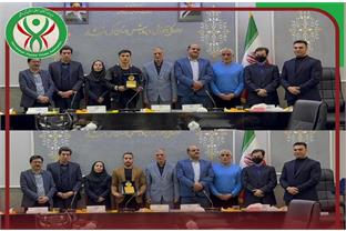 تجلیل از مدال آوران هیات آمادگی جسمانی در مسابقات قهرمانی کشور