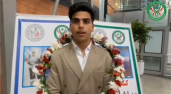 حمیدرضا خواجه بافقی ملی پوش کتل بل اعزامی به مسابقات جهانی روسیه