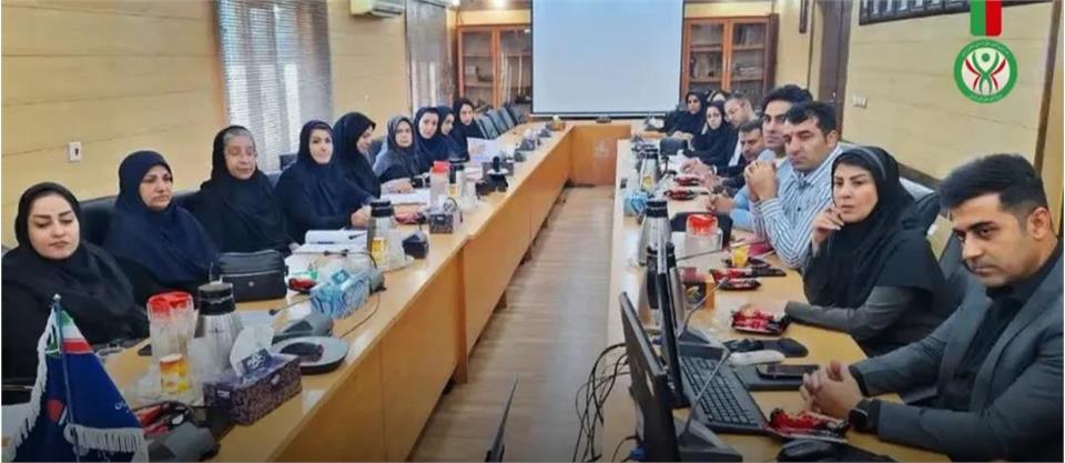 حضور رئیس هیات آمادگی جسمانی و تندرستی خوزستان در نشست برنامه ریزی مسابقات کشوری همسران و دختران شرکت های  پخش فرآورده های نفتی کشور
