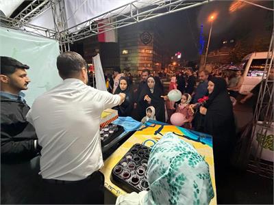 فعالیت موکب فدراسیون آمادگی جسمانی و تندرستی در شب ولادت امام رضا (ع) 1