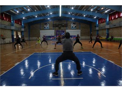 رقابت ورزشکاران ایروبیک در دومین دوره المپیاد سراسری آمادگی جسمانی و تندرستی  4