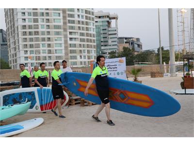 برگزاری اولین دوره مسابقات ستارگان پدل‌برد پیلاتس در خلیج نیلگون همیشه فارس (جزیره کیش) 41