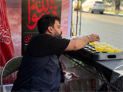 خدمت رسانی موکب فدراسیون آمادگی جسمانی و تندرستی در آیین تشییع رهبر شهید