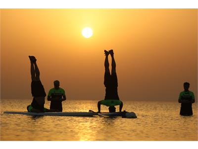 برگزاری اولین دوره مسابقات ستارگان پدل‌برد پیلاتس در خلیج نیلگون همیشه فارس (جزیره کیش) 23