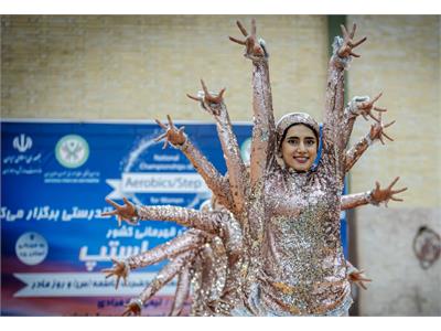 گزارش تصویری مسابقات قهرمانی کشور ایروبیک و استپ ویژه بانوان (یزد، آذرماه ۱۴۰۴) 13